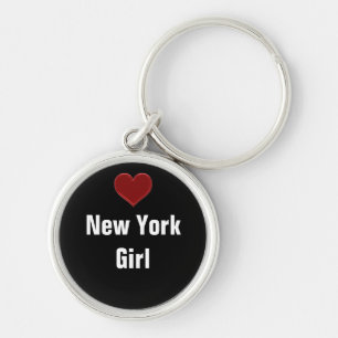 NEW YORK GIRL- KEYCHAIN-Original design cool! Key Ring