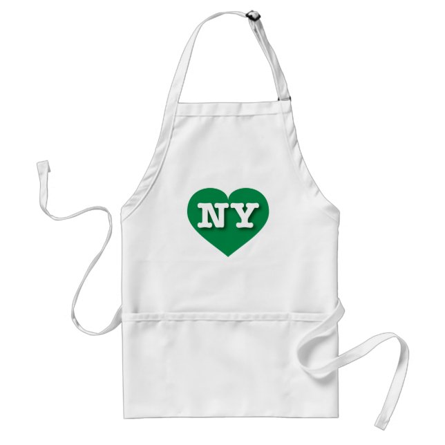 New York Green Heart - I love NY Standard Apron (Front)