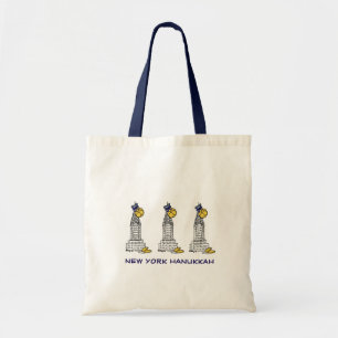 New York Hanukkah Chanukah Gelt NYC Building Tote Bag