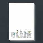 New York Hanukkah Happy Chanukah NYC Holiday Post-it Notes<br><div class="desc">Features an original pen-and-ink illustration of various New York City landmarks "dressed up" for the holiday season. Perfect for Hanukkah!

Lots of additional illustrated post-it designs available. Don't see what you're looking for? Need help with customisation? Contact Rebecca to have something designed just for you.</div>