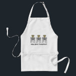 New York Hanukkah Washington Square Arch Menorah Standard Apron<br><div class="desc">Features an original marker illustration of a classic NYC landmark "dressed up" for the holidays!</div>