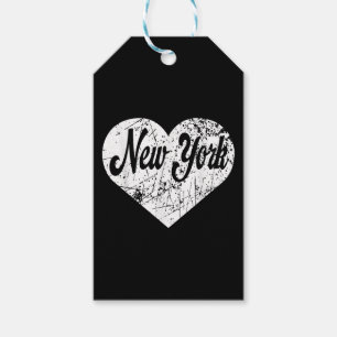 New York Heart Gift Tags