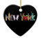 New York Heart Ornament
