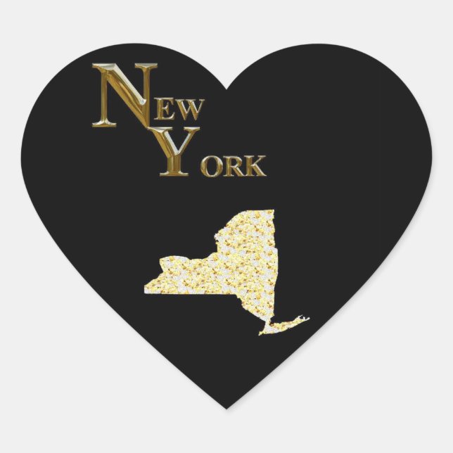 NEW YORK HEART STICKER (Front)
