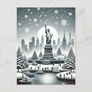 "New York Holiday Elegance. Customizable Cards