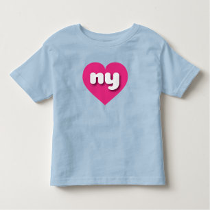 New York hot pink heart - I love ny Toddler T-Shirt