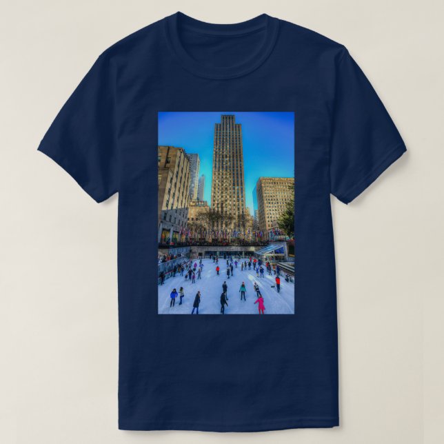 New York Ice Skating T-Shirt (Design Front)