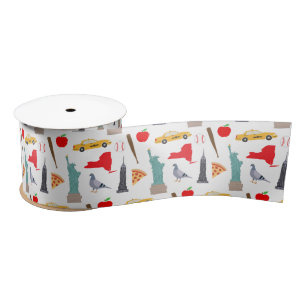 New York Icons Satin Ribbon
