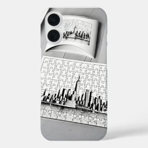 New york in black and white iPhone 16 case