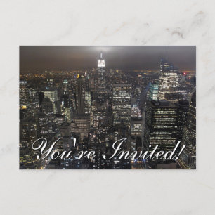 New York Invitations Personalised New York RSVP