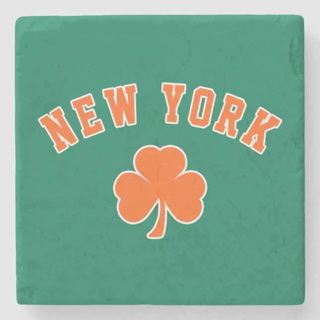 New York Irish  Stone Coaster (Front)