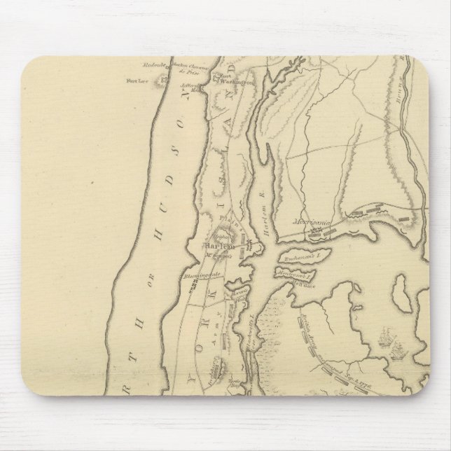 New York Island, Part of Long Island Mouse Pad (Front)
