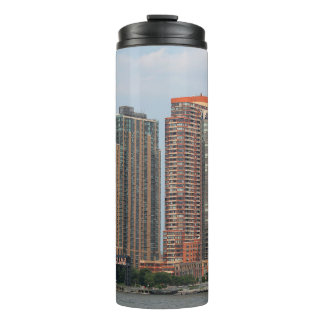 NEW YORK - JULY 5,  2015: Long Island City waterfr Thermal Tumbler