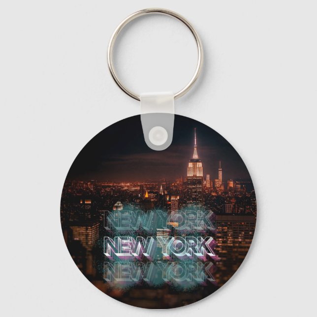 New York  Key Ring (Front)