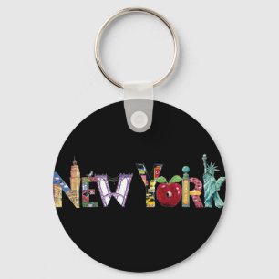 New York keychain