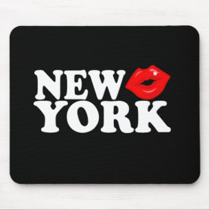 New York Kiss Mouse Pad