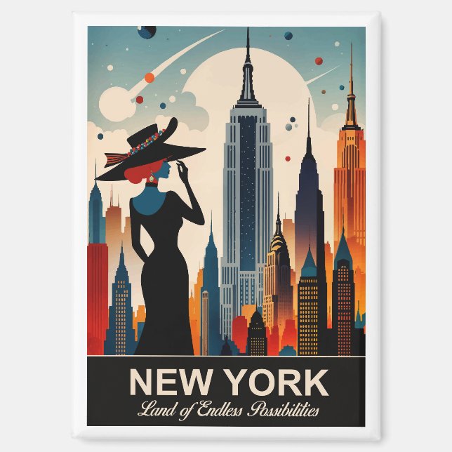 New York: Land of Endless Possibilities Magnet (Front)