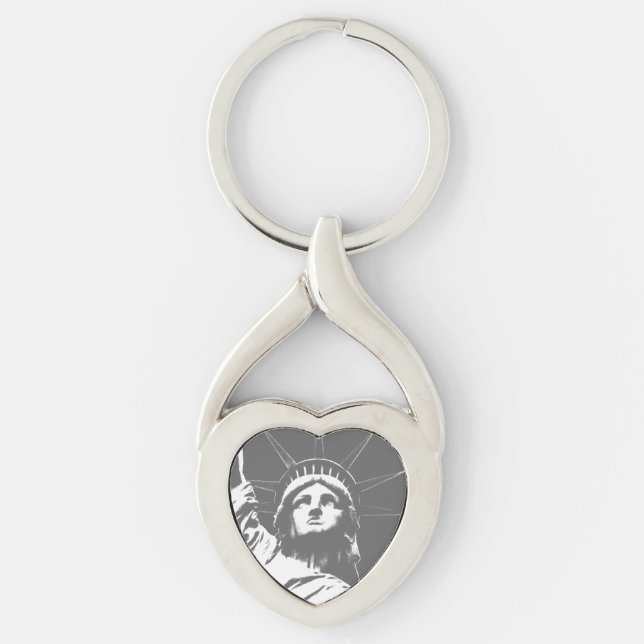 New York Landmarks Key Chain New York Souvenirs (Front)