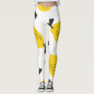 New York Lemons: Vintage Cut-Outs Leggings