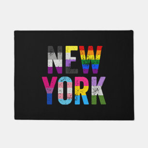 New York Lgbt Equality Flags Pride Month Lesbian Doormat