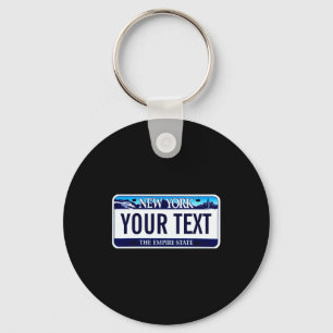 New York License Plate _1  Key Ring