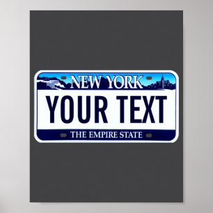New York License Plate _1  Poster