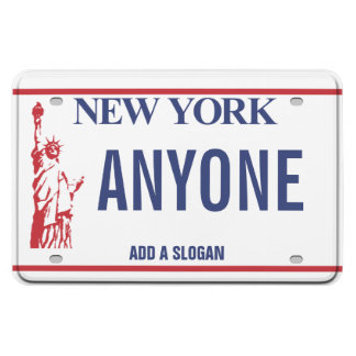 New York License Plate (personalised) Magnet