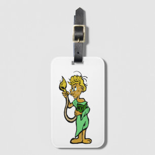 New York Lion Luggage Tag