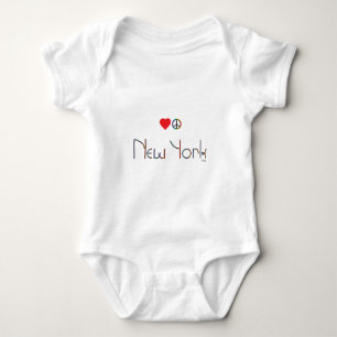 NEW YORK, Love and Peace, Cool Baby Bodysuit