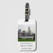 New York Love Luggage Tag