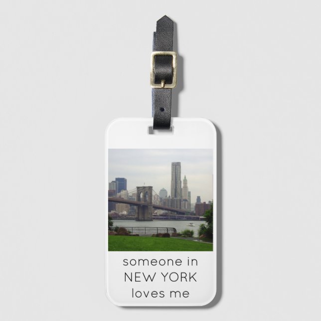 New York Love Luggage Tag (Front Vertical)