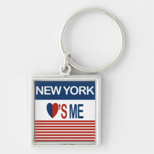 New York Loves Me Key Ring