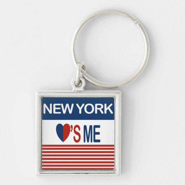 New York Loves Me Key Ring (Front)