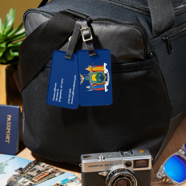 New York Luggage Tag (Front & Back)