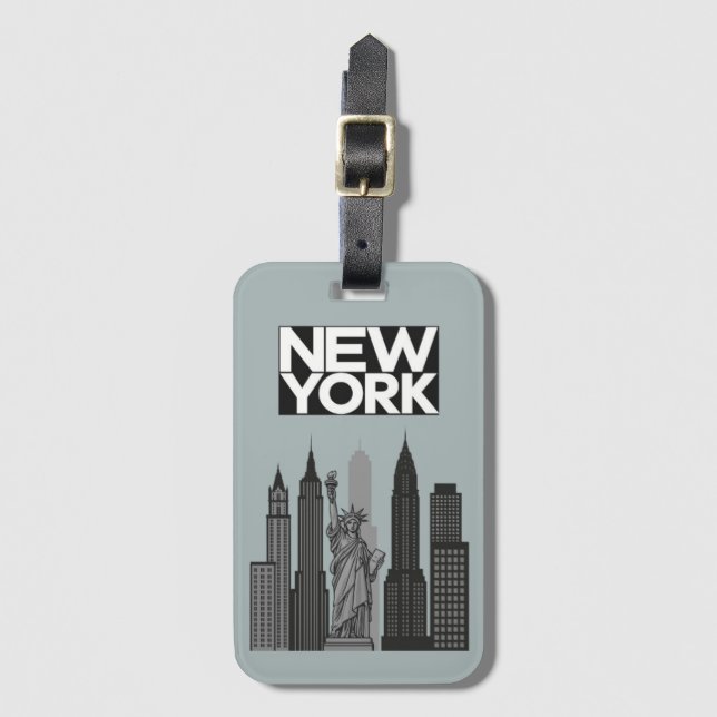 New York  Luggage Tag (Front Vertical)