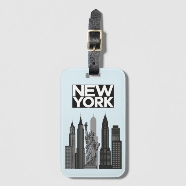 New York  Luggage Tag (Front Vertical)