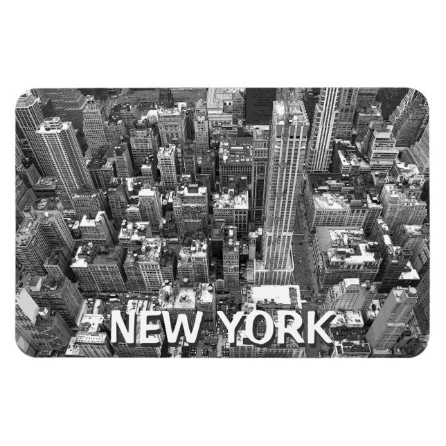 New York Magnet NY City Lights New York Souvenir (Horizontal)