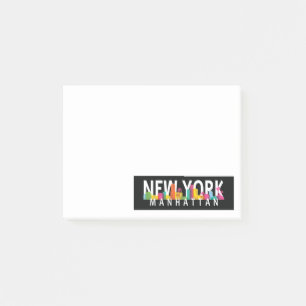 New York Manhattan skyline with palms Post-it Notes