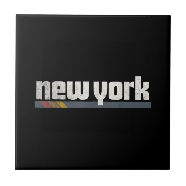New York Men Women Gift Ceramic Tile (Front)