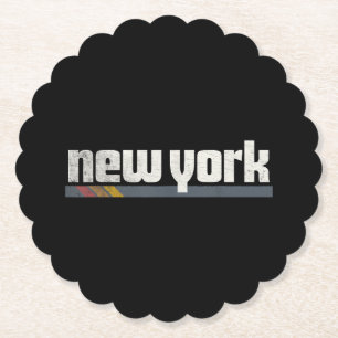 New York Men Women Gift Paper Coaster