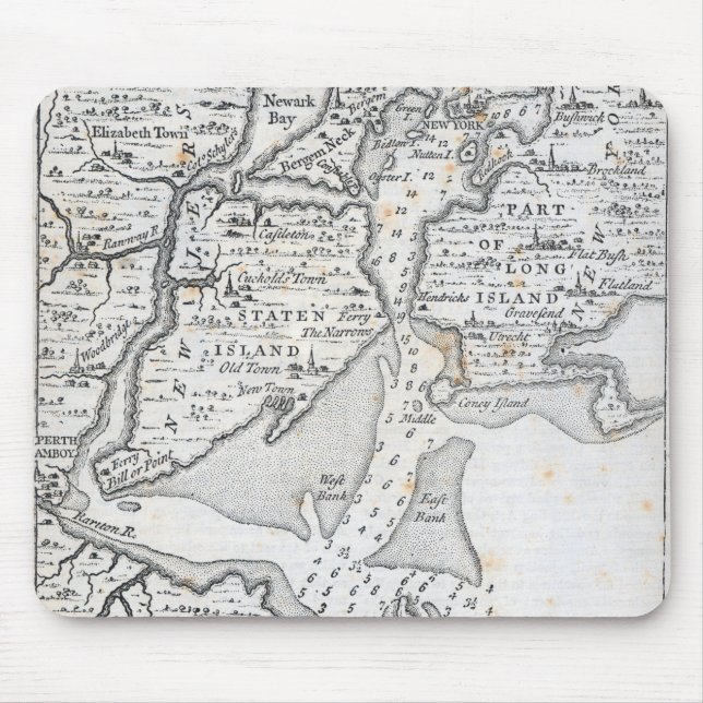 New York | Middle 18th Century Mouse Pad (Front)