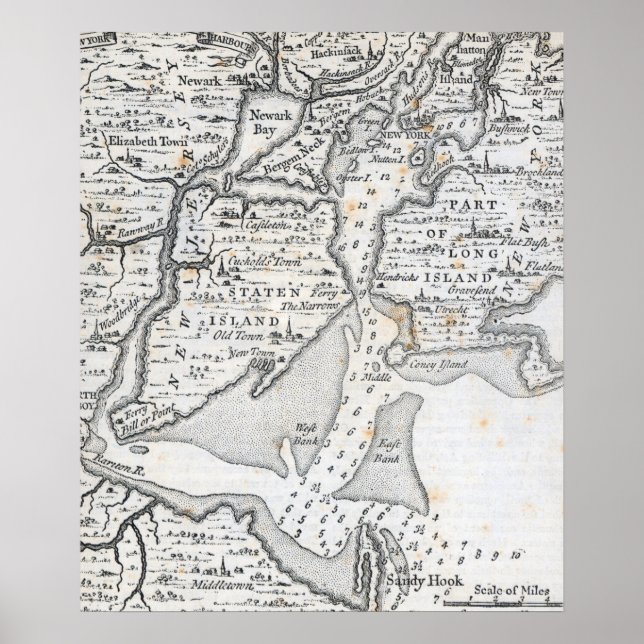 New York | Middle 18th Century Poster (Front)