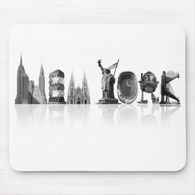 New York Mouse Mat (Front)