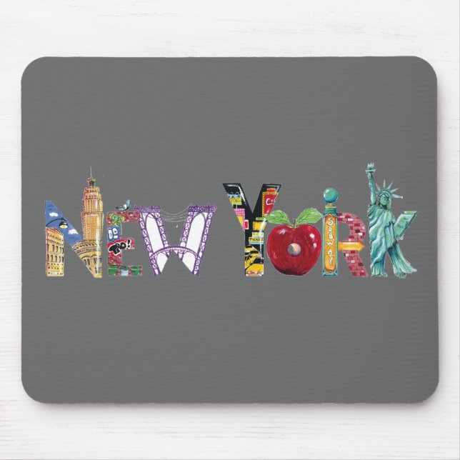 New York mouse pad (Front)