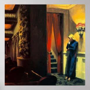 NEW YORK MOVIE  EDWARD HOPPER POSTER