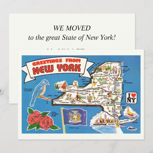 New York Moving Announcement  (Front/Back)