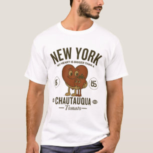 New York : my heart is bigger than a Chautauqua T-Shirt
