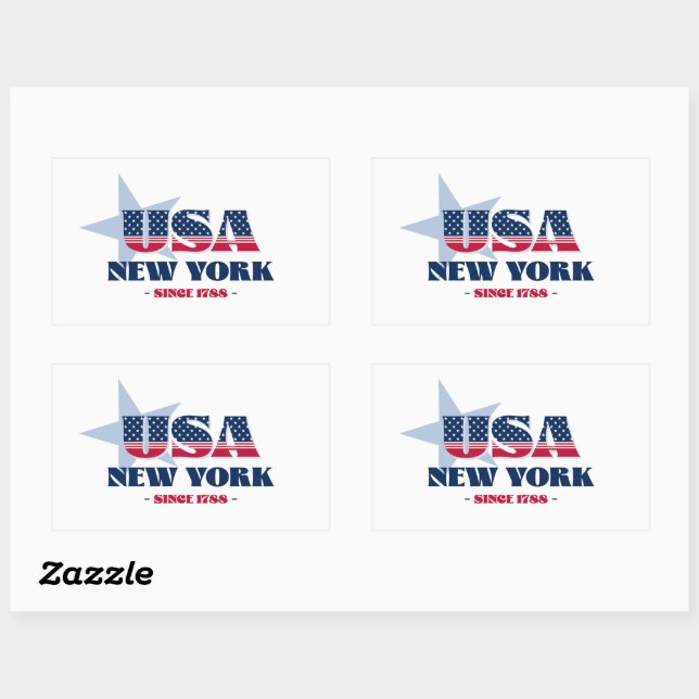 New York My Home State Sticker (Sheet)