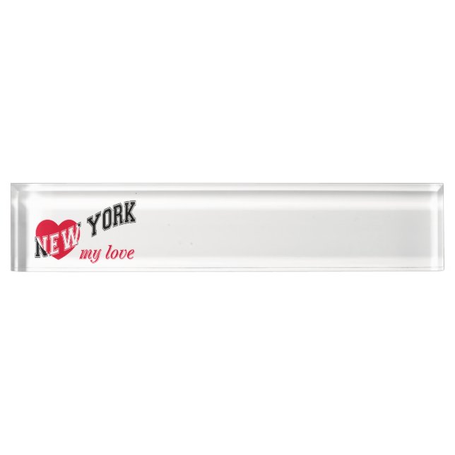 New York my love Nameplate (Front)