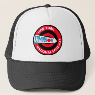 New York National Speedway Vintage sign Trucker Hat